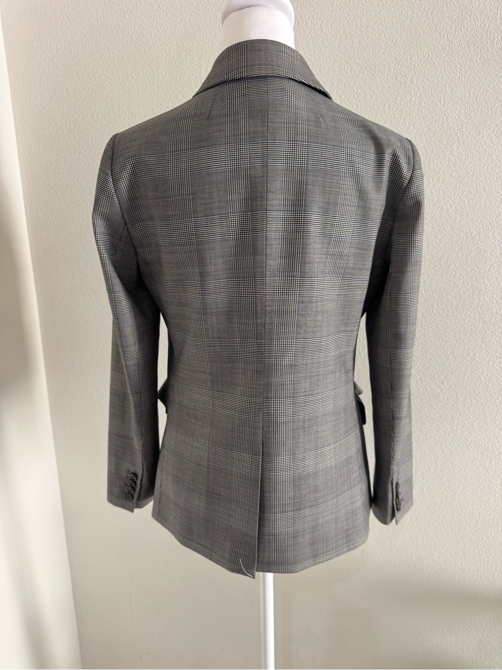 J. Crew Gray Glen Plaid Double-Breasted Blazer - Picture 3 of 4